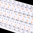 88 Key Piano Stickers Keyboard Label Music Note for Students Piano Practice