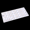 Piano 88/61/49/37 Key Note Keyboard Letter Sticker Decal for Piano Player Beginners 24.5 x 11.5cm