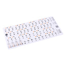 Piano 88/61/49/37 Key Note Keyboard Letter Sticker Decal for Piano Player Beginners 24.5 x 11.5cm