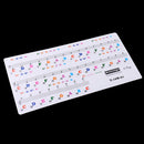 Transparent Piano Note Keyboard Sticker 61 Key Electronic Keyboard Letter Decal for Beginner