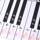 88 Key Piano Keyboard Practice Sticker Five Line Spectrum Controlled Version