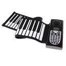 49 Key Electronic Piano Silicon Roll Up Piano Soft Keyboard Kids Education