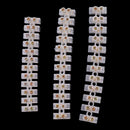 3pcs 3A 5A 10A Dual Rows 12 Position Terminal Block Covered Barrier Wire Connector