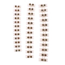 3pcs 3A 5A 10A Dual Rows 12 Position Terminal Block Covered Barrier Wire Connector