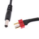 Male T Plug to Male 5.5mm X 2.5mm Barrel Connector DC Power Cable for TS100