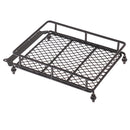 Roof Luggage Rack with LED Light Bar for 1/10 1/8 RC Cars Rock Crawler Rally 4WD CC01 CR01 D90 AXIAL SCX10