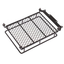 Roof Luggage Rack with LED Light Bar for 1/10 1/8 RC Cars Rock Crawler Rally 4WD CC01 CR01 D90 AXIAL SCX10