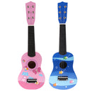 Mini 21'' 6 Strings Wooden Classic Guitar Kids Musical Instrument Toy Pink