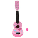 Mini 21'' 6 Strings Wooden Classic Guitar Kids Musical Instrument Toy Pink