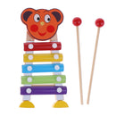 Wooden Xylophone Music Instrument Toy Baby Playing Knocking Piano Musical Toy Early Educational Toy