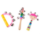 6Pcs Orff World Educational Wooden Musical Instrument Percussion Drums Bell Children's Toys Gift