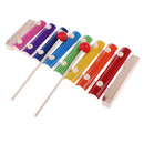 7Pcs Orff World Educational Wooden Musical Instrument Percussion Drums Bell Children's Toys Gift