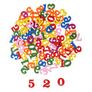 100 Pack Wooden Numbers 0 to 9 Number for Kids Math Learning Educational Toy