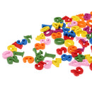 100 Pack Wooden Numbers 0 to 9 Number for Kids Math Learning Educational Toy