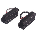 2x Alnico 5 Humbucker Pickup Bridge Neck Set for 7-String Guitar Replacement