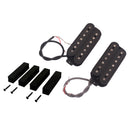 2x Alnico 5 Humbucker Pickup Bridge Neck Set for 7-String Guitar Replacement