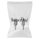 Set of 2 Iron Electric Guitar Replacement String Retainer Guide with Screws 0.39 x 0.11inch