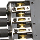 Black Bass Replacement Bridge Nut Set for Headless Electric Bass Accessory 3.81 x 3.76inch