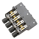 Black Bass Replacement Bridge Nut Set for Headless Electric Bass Accessory 3.81 x 3.76inch