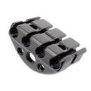 Black Bass Replacement Bridge Nut Set for Headless Electric Bass Accessory 3.81 x 3.76inch