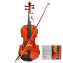 Maple Viola with Case String Bow Shoulder Rest Pad Resin Cleaning Cloth Set