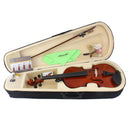 Maple Viola with Case String Bow Shoulder Rest Pad Resin Cleaning Cloth Set