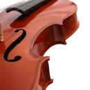 Maple Viola with Case String Bow Shoulder Rest Pad Resin Cleaning Cloth Set