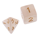 7PCS Polyhedral Dice 16mm D20 D12 D10 D8 D6 D4 for Dungeons & Dragons Table Games White