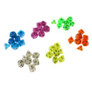 42PCS Polyhedral Dice Glow in the dark for Dungeons & Dragons Dice DND RPG MTG Dice Game 16mm