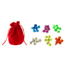 42PCS Polyhedral Dice Glow in the dark for Dungeons & Dragons Dice DND RPG MTG Dice Game 16mm