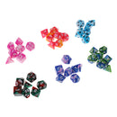 42PCS Polyhedral Dice for Dungeons & Dragons Dice DND RPG MTG Dice Game 16mm