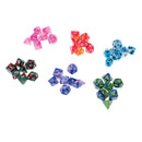 42PCS Polyhedral Dice for Dungeons & Dragons Dice DND RPG MTG Dice Game 16mm