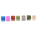 49PCS Polyhedral Dice for Dungeons & Dragons Dice DND RPG MTG Dice Game 16mm