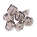 49PCS Polyhedral Dice for Dungeons & Dragons Dice DND RPG MTG Dice Game 16mm
