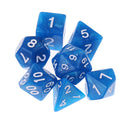 49PCS Polyhedral Dice for Dungeons & Dragons Dice DND RPG MTG Dice Game 16mm
