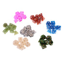 49PCS Polyhedral Dice for Dungeons & Dragons Dice DND RPG MTG Dice Game 16mm