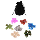 49PCS Polyhedral Dice for Dungeons & Dragons Dice DND RPG MTG Dice Game 16mm