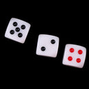 6Pcs/set 16mm D6 6-Sided Opaque Single Betting Blind Dices Board Game Supply