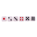 6Pcs/set 16mm D6 6-Sided Opaque Single Betting Blind Dices Board Game Supply