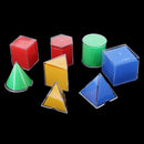 8Pcs/Set Mathematics Geometric Shapes Learning Toy for Primary Teaching Tool