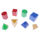 8Pcs/Set Mathematics Geometric Shapes Learning Toy for Primary Teaching Tool