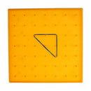 Plastic Nail Plate Boards Puzzle Game Mathematics Nailboard For Kids Math Geometry Toy Gifts Yellow