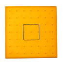 Plastic Nail Plate Boards Puzzle Game Mathematics Nailboard For Kids Math Geometry Toy Gifts Yellow