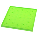 Plastic Nail Plate Boards Puzzle Game Mathematics Nailboard For Kids Math Geometry Toy Gifts Green
