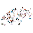 Portable 1 Pack Natural Stone Mineral with Acrylic Case for Home Office Cabinet Decoration