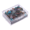 Portable 1 Pack Natural Stone Mineral with Acrylic Case for Home Office Cabinet Decoration