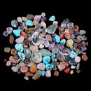 Portable 1 Pack Natural Stone Mineral with Acrylic Case for Home Office Cabinet Decoration