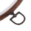 Embroidery Hoops Wooden Circle Cross Stitch Hoop Ring Set for Sewing Craft Tools 22x29cm