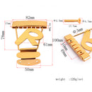 GA423 Gold Trapeze 6 String Tailpiece Bridge Archtop Jazz Guitar Bass Accessories