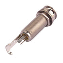 GT223 Brass Threaded Cylinder Style Guitar End Pin Stereo Jack Socket for Guitar Bass Mandolin